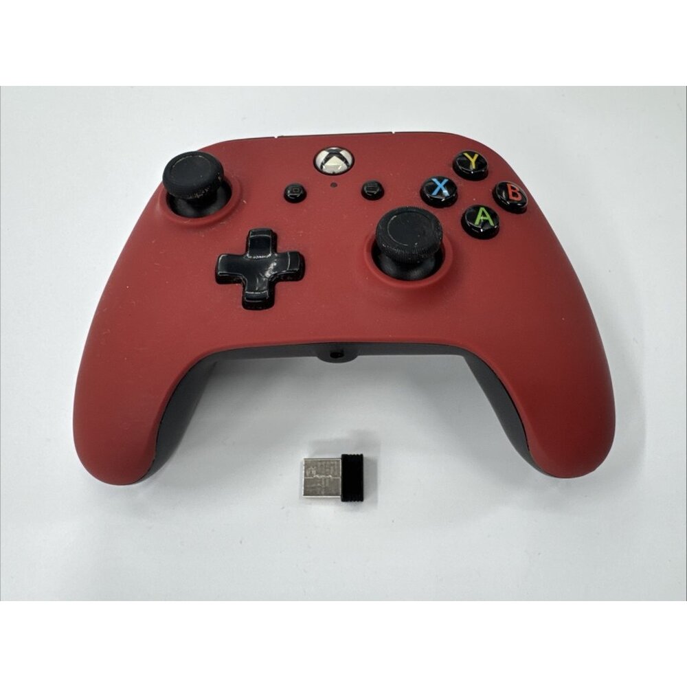 Power A Controller for XBox One Matte Red No Cord WORKS 1511648-01